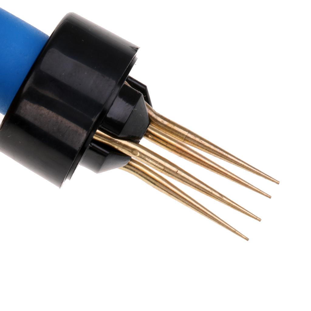 Portable Copper Bloodworm Clip Baits Lures Earthworm Clip Tool for Fishing