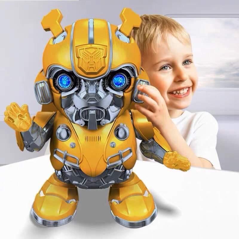 ️Đồ chơi rô bốt bumblebee chạy bằng pin biết nhảy,hát dành cho bé