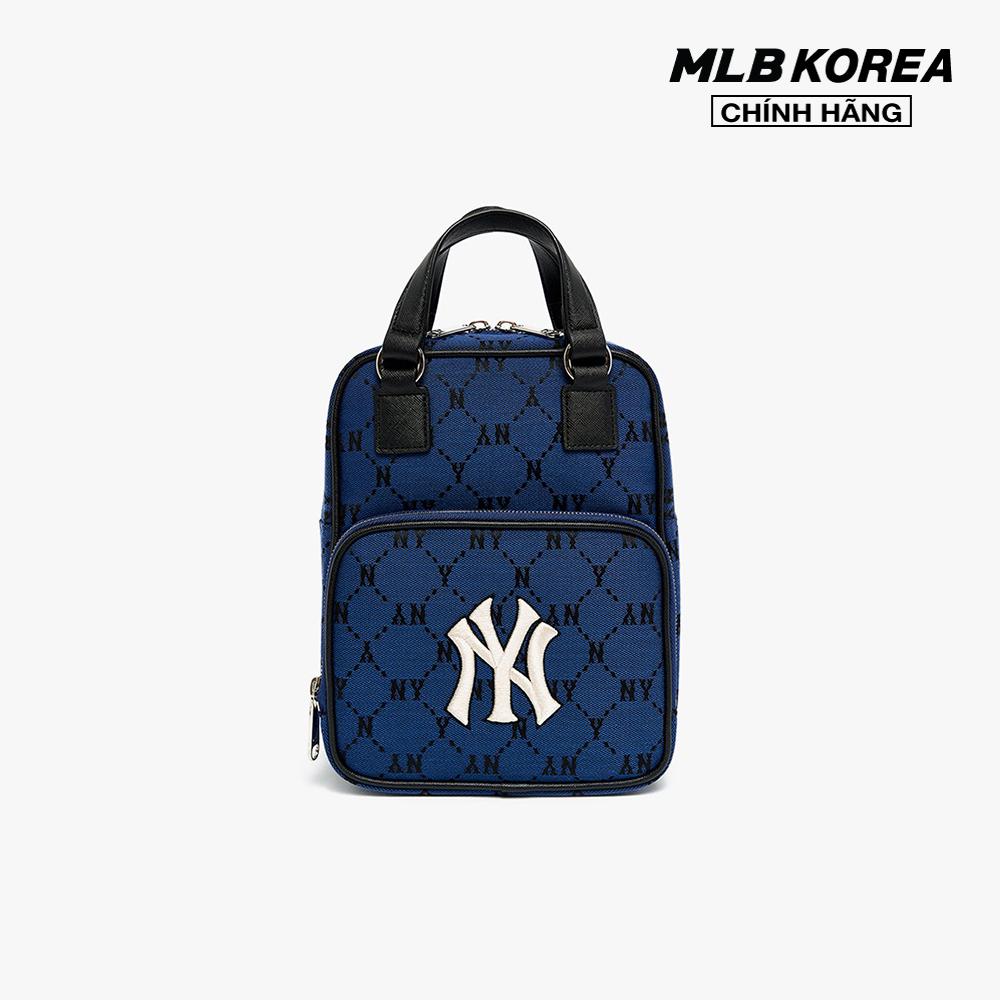 MLB - Balo mini phom chữ nhật Monogram Diamond Jacquard 3ABKS031N-50BLD