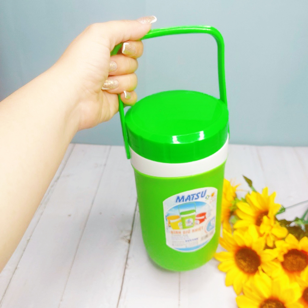 Bình Nước Giữ Nhiệt 750ml Có Quai Cầm Tiện Dụng Đa Năng