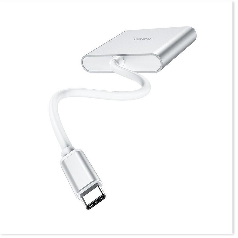 Hub chuyển Hoco HB14 TYPE-C Sang 3 cổng HDMI và USB 3.0 và TYPE-C.