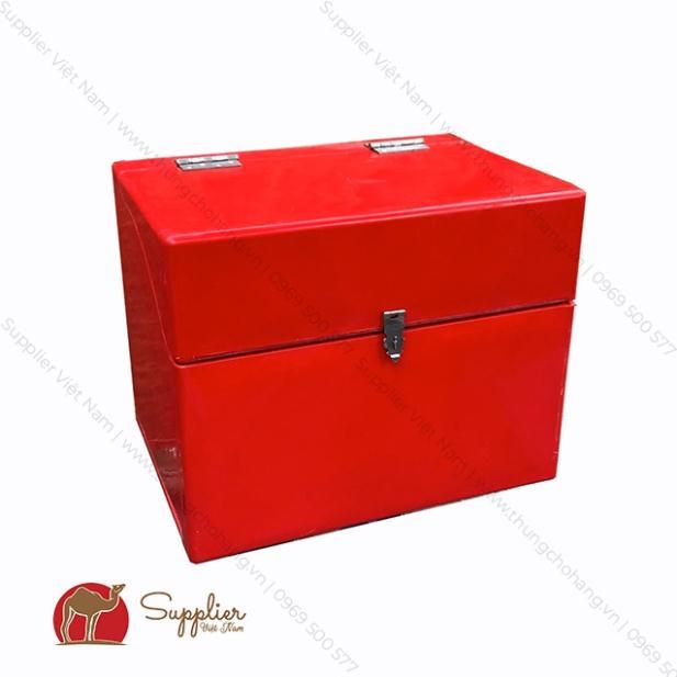 Thùng chở hàng sau xe máy nhựa 52x66x47