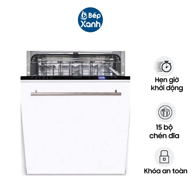 Máy Rửa Chén Âm Tủ HAFELE HDW-FI60D 533.23.320 - Sức chứa 15 bộ đồ ăn - Hàng Chính Hãng