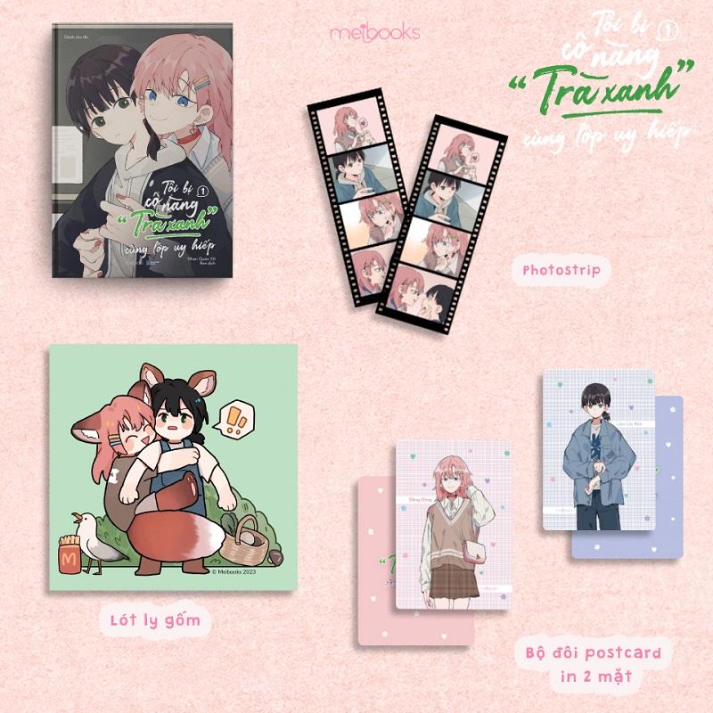 Truyện tranh Tôi bị cô nàng trà xanh cùng lớp uy hiếp - Tập 1 - Bản phổ thông và đặc biệt - Girls Love