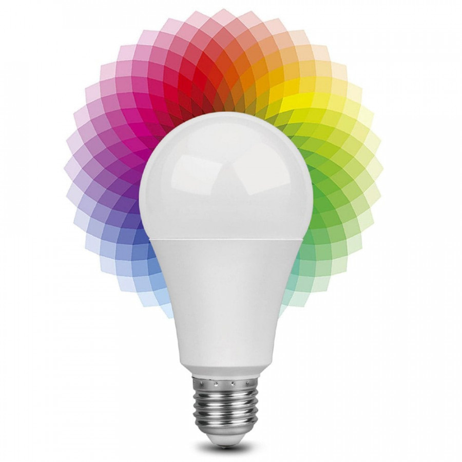 Bóng đèn LED 7 màu Wifi thông minh 10W RGBW+6500K NAS-BBQ9