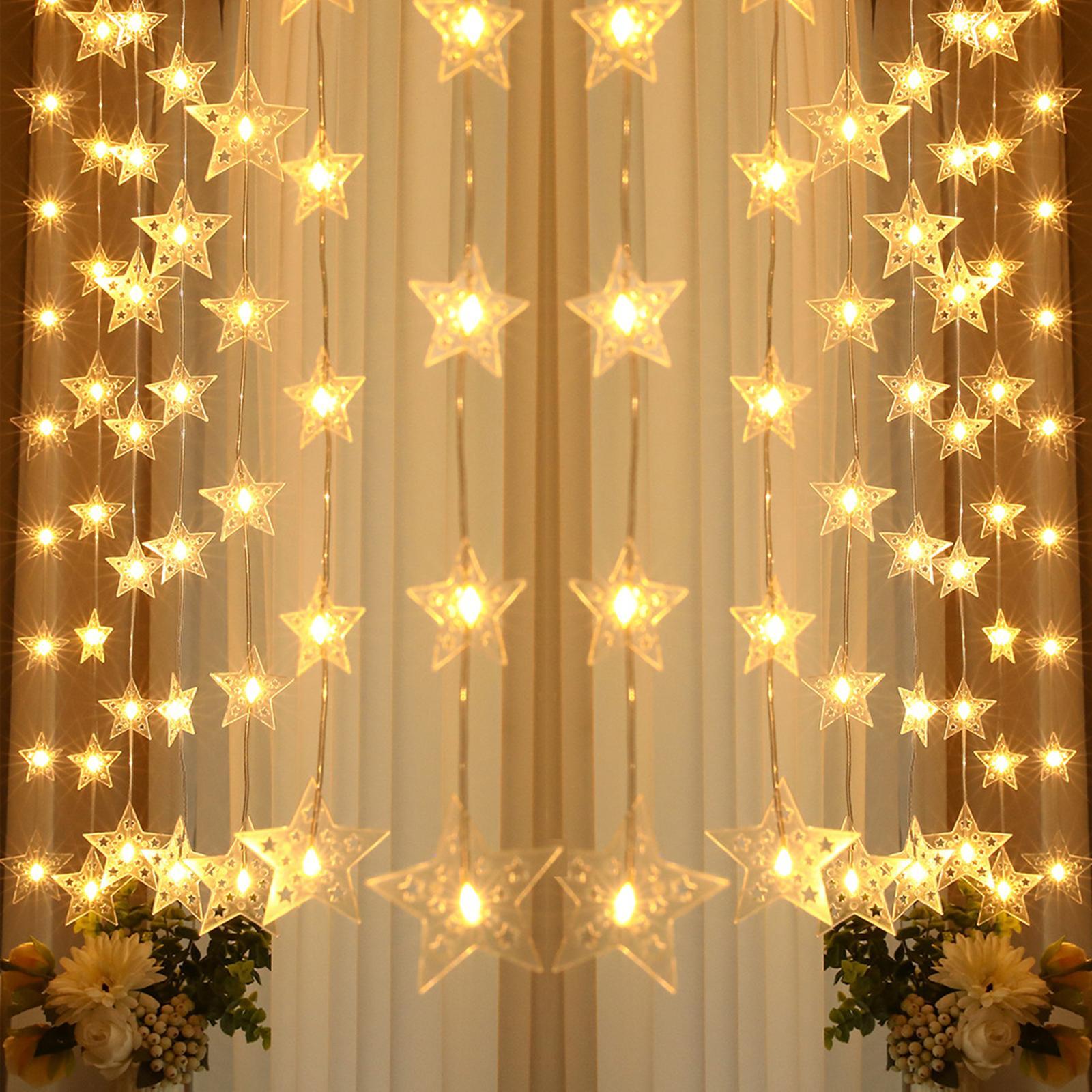 Star String Lights LED Fairy Lights Warm White Atmosphere Lights Waterproof
