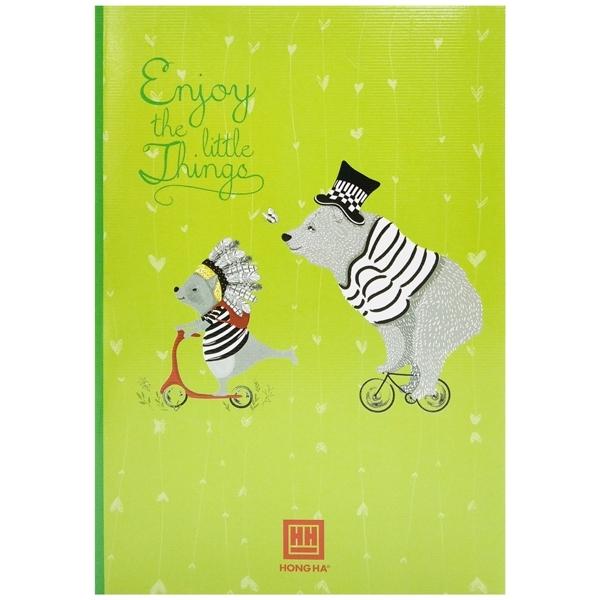 Vở South Star Dreaming Bear - 4 Ly Ngang 200 Trang ĐL 70g/m2 - Hồng Hà 0749 (Mẫu Màu Giao Ngẫu Nhiên)