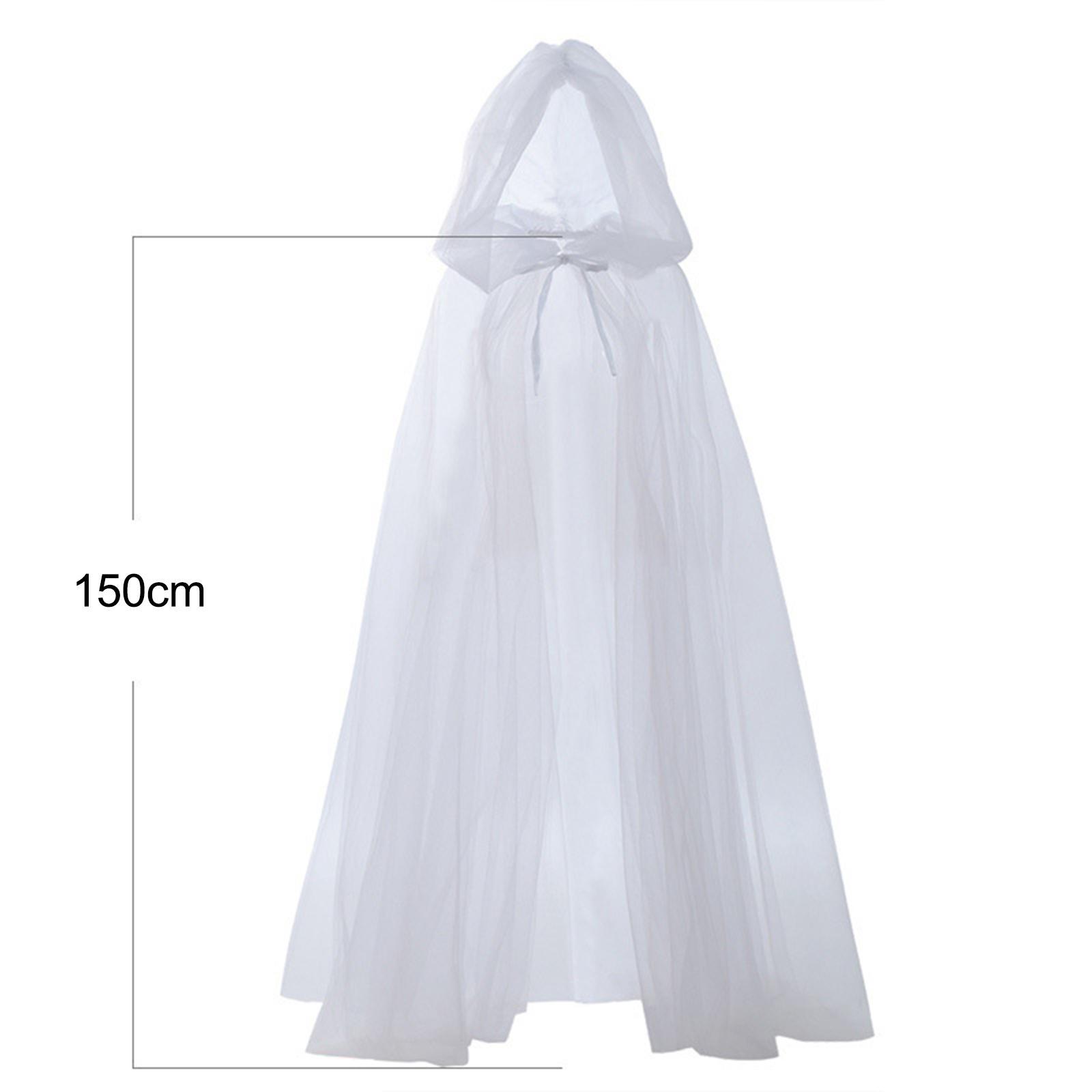 Witch Cape Halloween Costume Adult Hooded Cape Cloak Role Play Cosplay Cloak