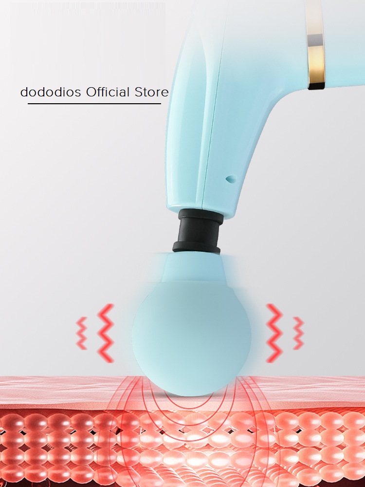 Máy massage Cầm tay dododios Cao Cấp Toàn Thân 4 đầu 6 chế độ - Cổng Sạc USB - Hàng chính hãng dododios