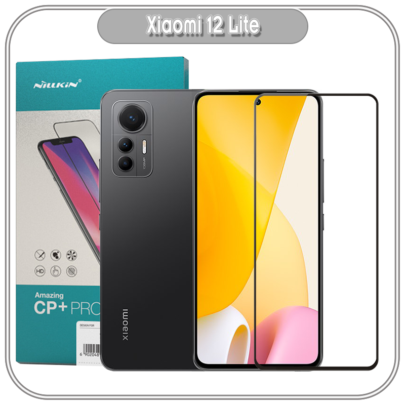 Kính cường lực Nillkin Amazing CP+ PRO cho Xiaomi 12 Lite, FULL viền đen - hàng nhập khẩu