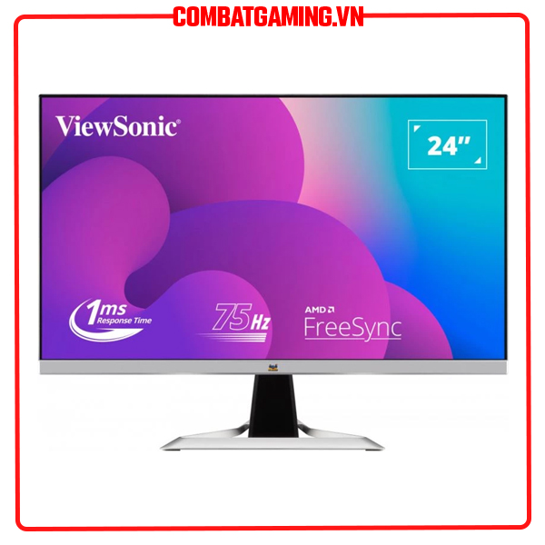 Màn Hình Máy Tính ViewSonic VX2481-MH 24&quot;/ IPS/ FullHD / 1ms/ FreeSync - Hàng Chính Hãng