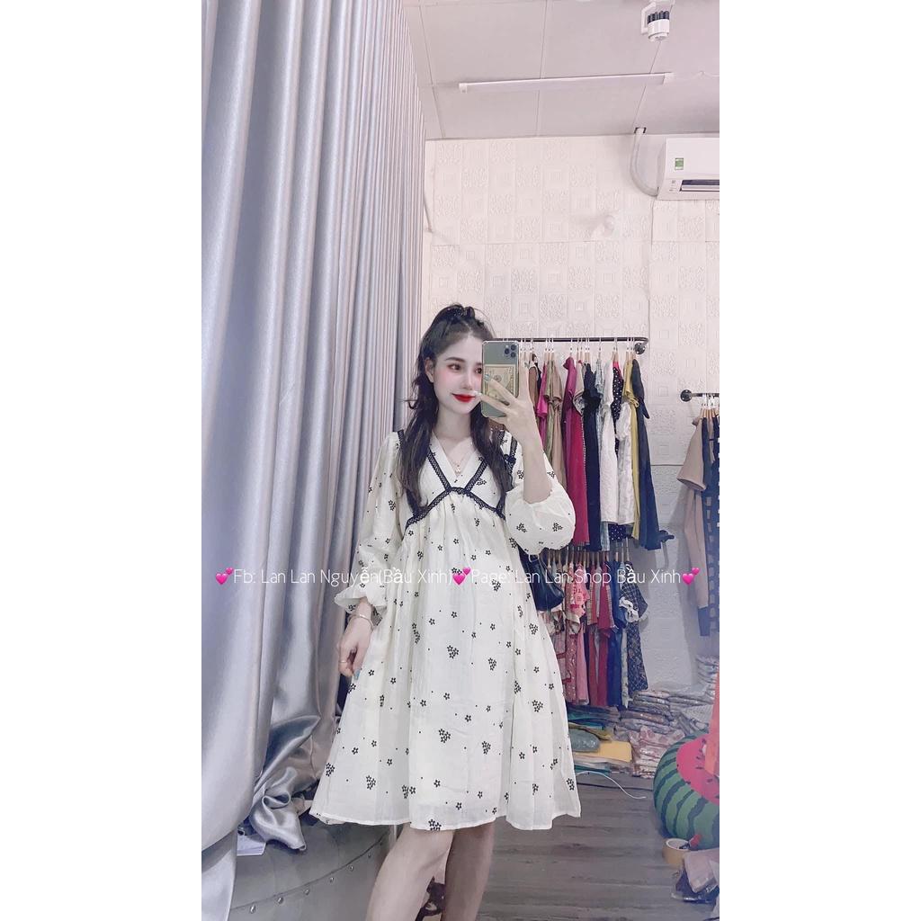 VÁY BẦU THU ĐÔNG maxi phong cách trẻ trung