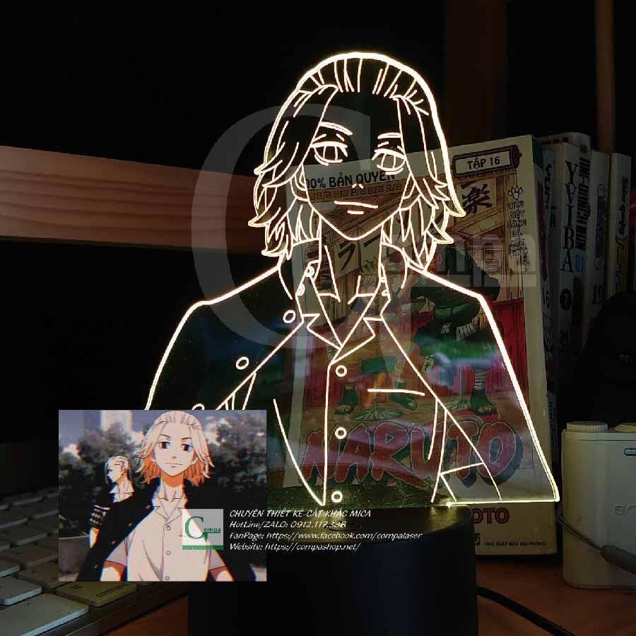 Đèn Ngủ ANIME LED 3D Tokyo Revengers Manjiro Sano Type 02 ATKR0102 16 màu tùy chỉnh