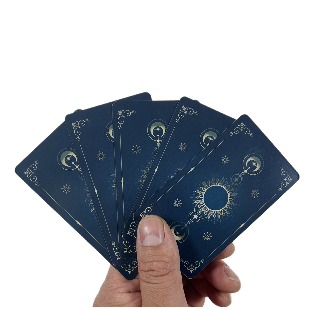 [Mạ Cạnh] Bộ Bài Tarot Of Oppositions Hộp Thiếc 78 Lá 98x58 Mm Tặng Đá Thanh Tẩy