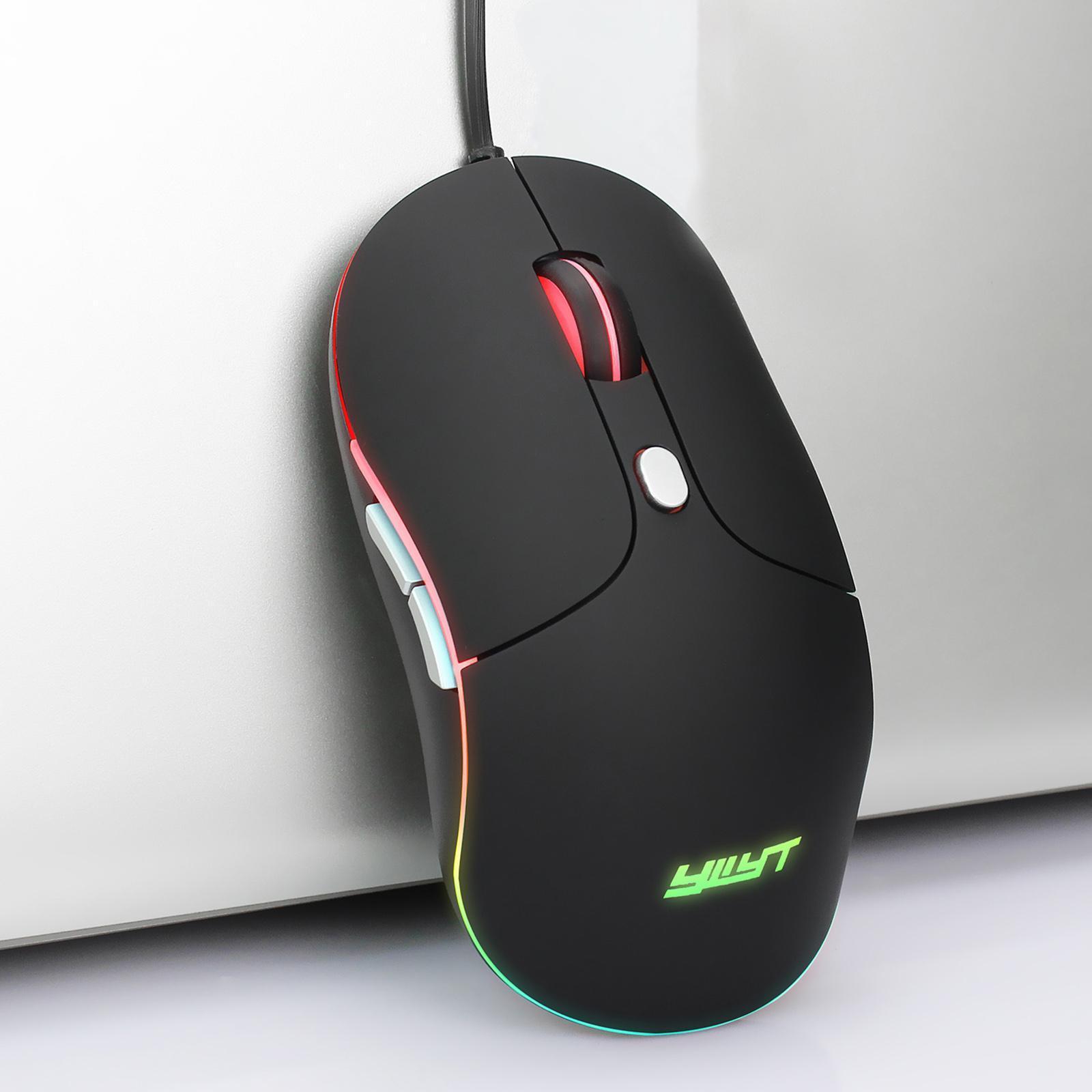 RGB   Gaming Mouse Adjustable Gamer Mice  with Side Buttons