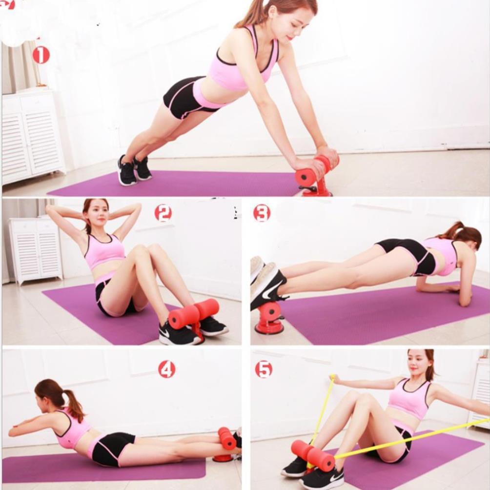 Máy gập bụng 6 múi, dụng cụ tập cơ bụng đa năng tại nhà hỗ trợ gập bụng giảm mỡ thừa giúp dáng chuẩn eo thon