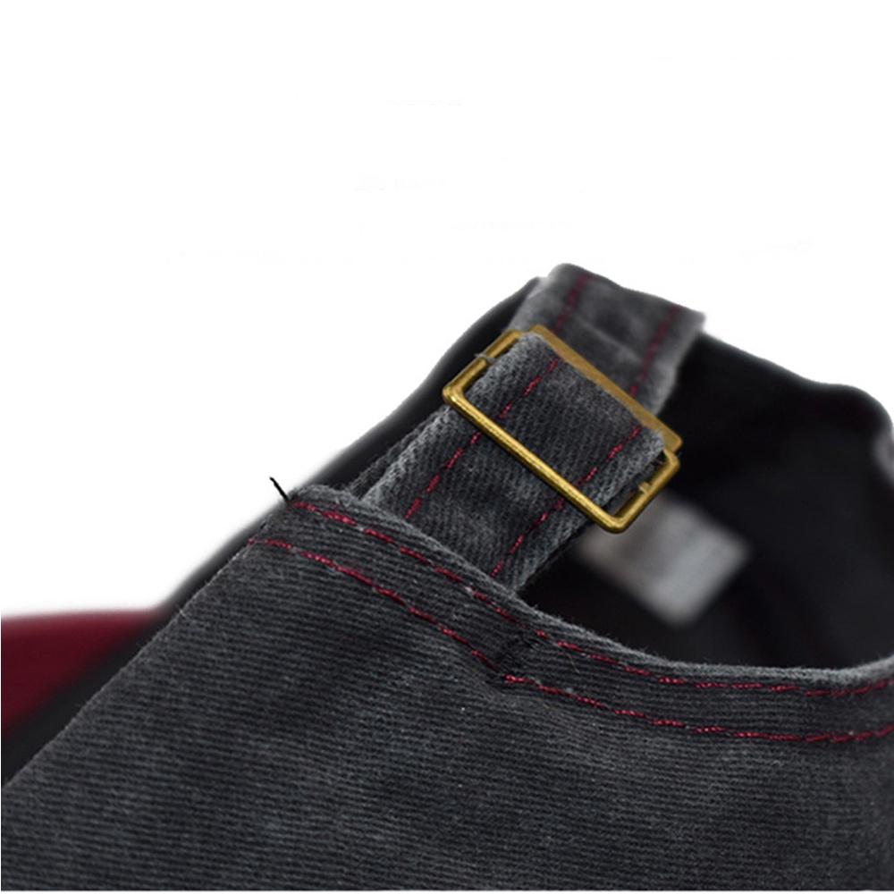 Nón lưỡi trai jeans rách cá tính thêu chữ Rock phong cách bụi bặm siêu ngầu - Smice House