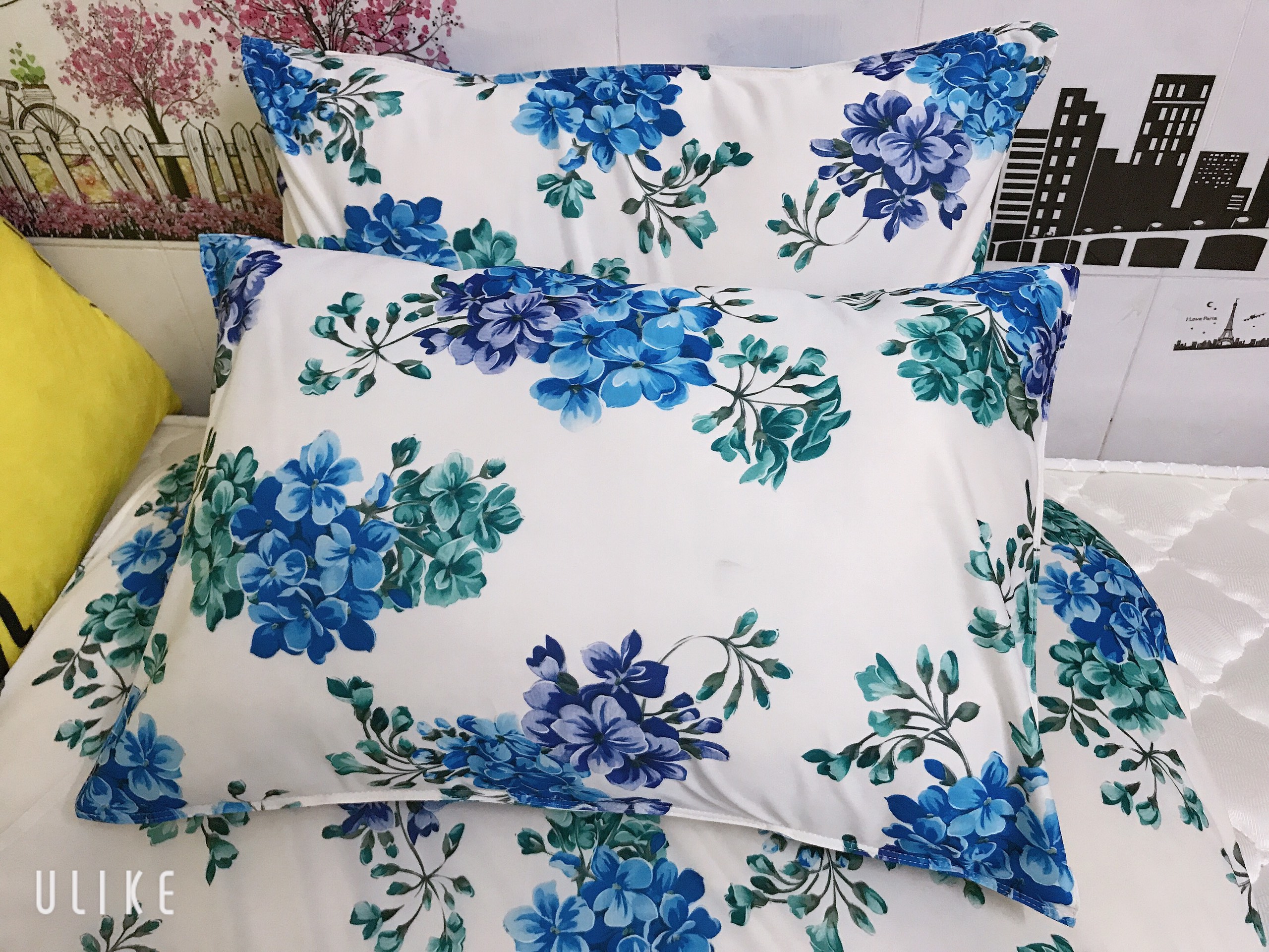 Áo Gối Nằm 40 x 60cm Cotton May Từ Vải Cotton Thắng Lợi Mẫu Hoa