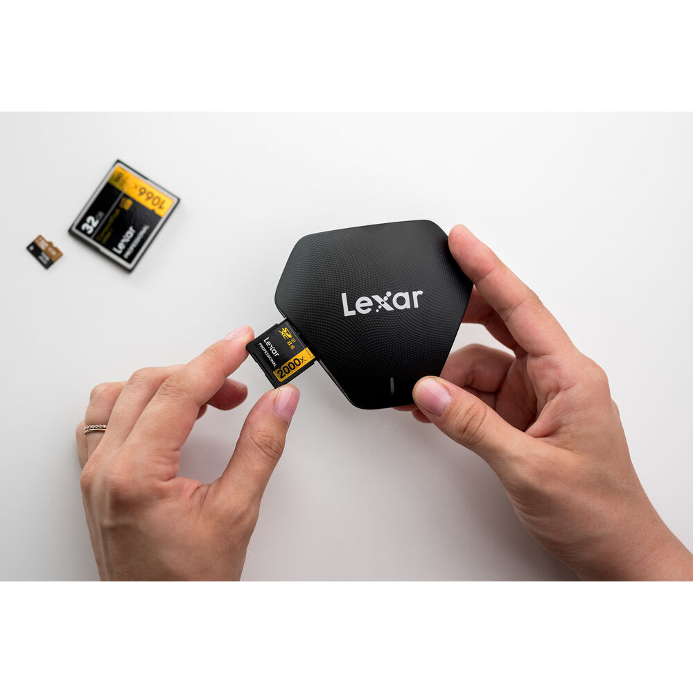 Đầu đọc thẻ Lexar Professional Lexar Multi-Card 3-in-1 USB 3.1 - Hàng chính hãng