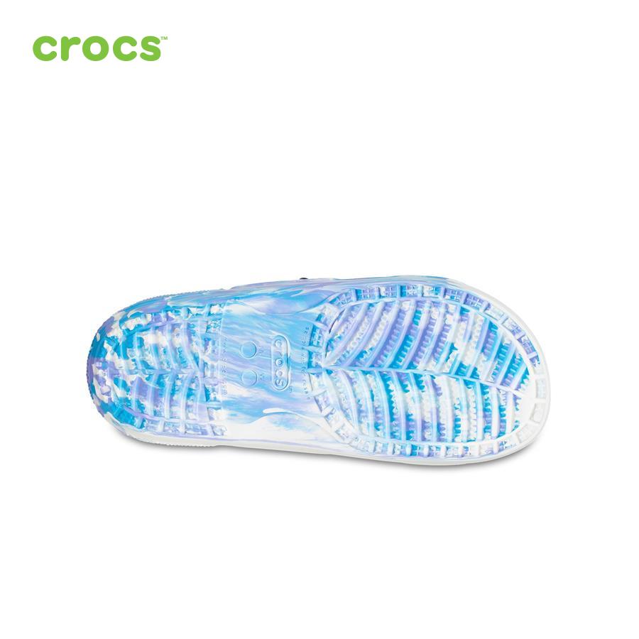 Giày sandal unisex Crocs FW Classic Sandal U Marbled White/Oxygen - 207701-1FK