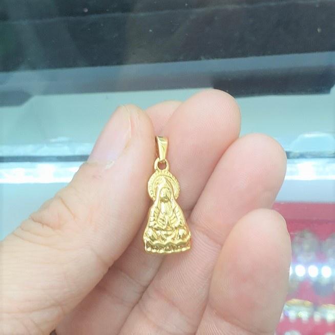 Mặt Tượng Quan Âm Nhỏ 2,1CM Cao Cấp - Dùng lâu dài không đen không kiêng mồ hôi muối