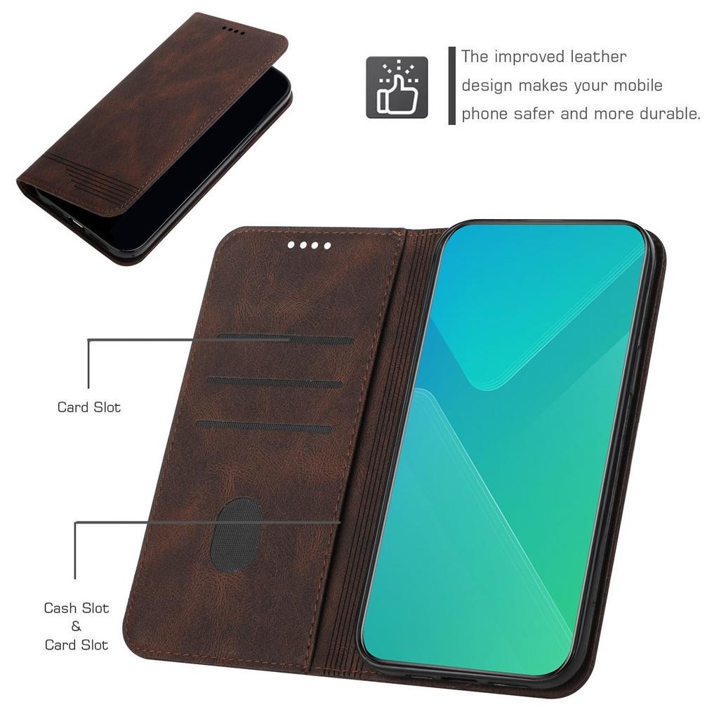 Ốp lưng điện thoại dạng ví da lật dành cho OPPO Realme 7 Pro 7 5G 7i / C17 Realme 8 / 8 Pro 8 5G Realme C12 / C15