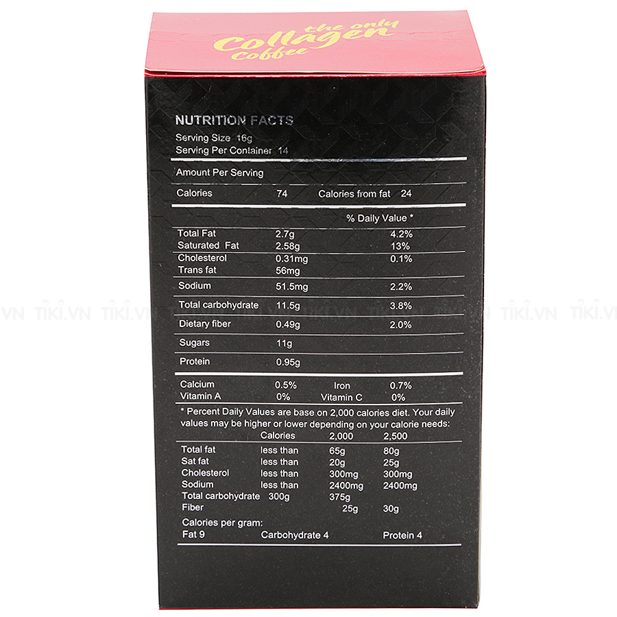 Cà Phê Collagen Only Nature (224g)