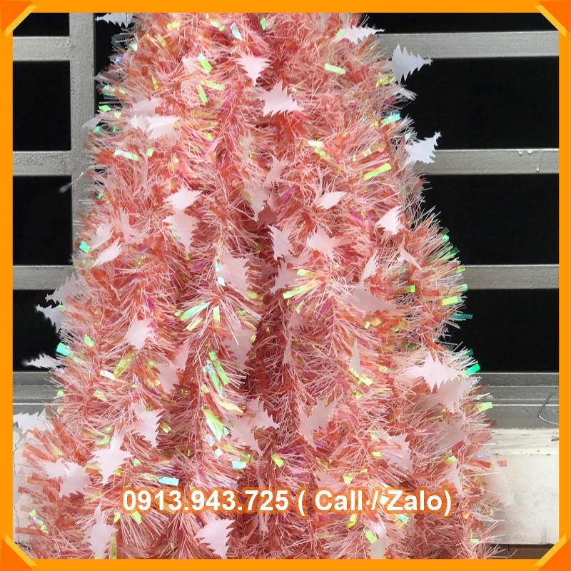 Dây kim tuyến xà cừ lấp lánh 7 màu trang trí noel
