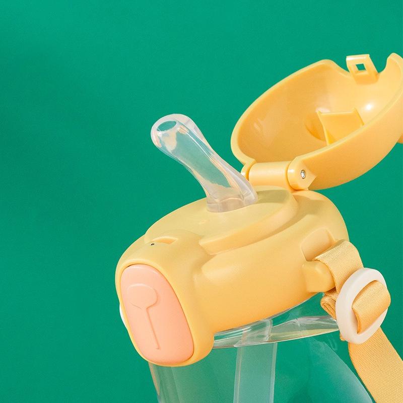 Bình nước U cup nhựa Tritan có có ống hút 400ml