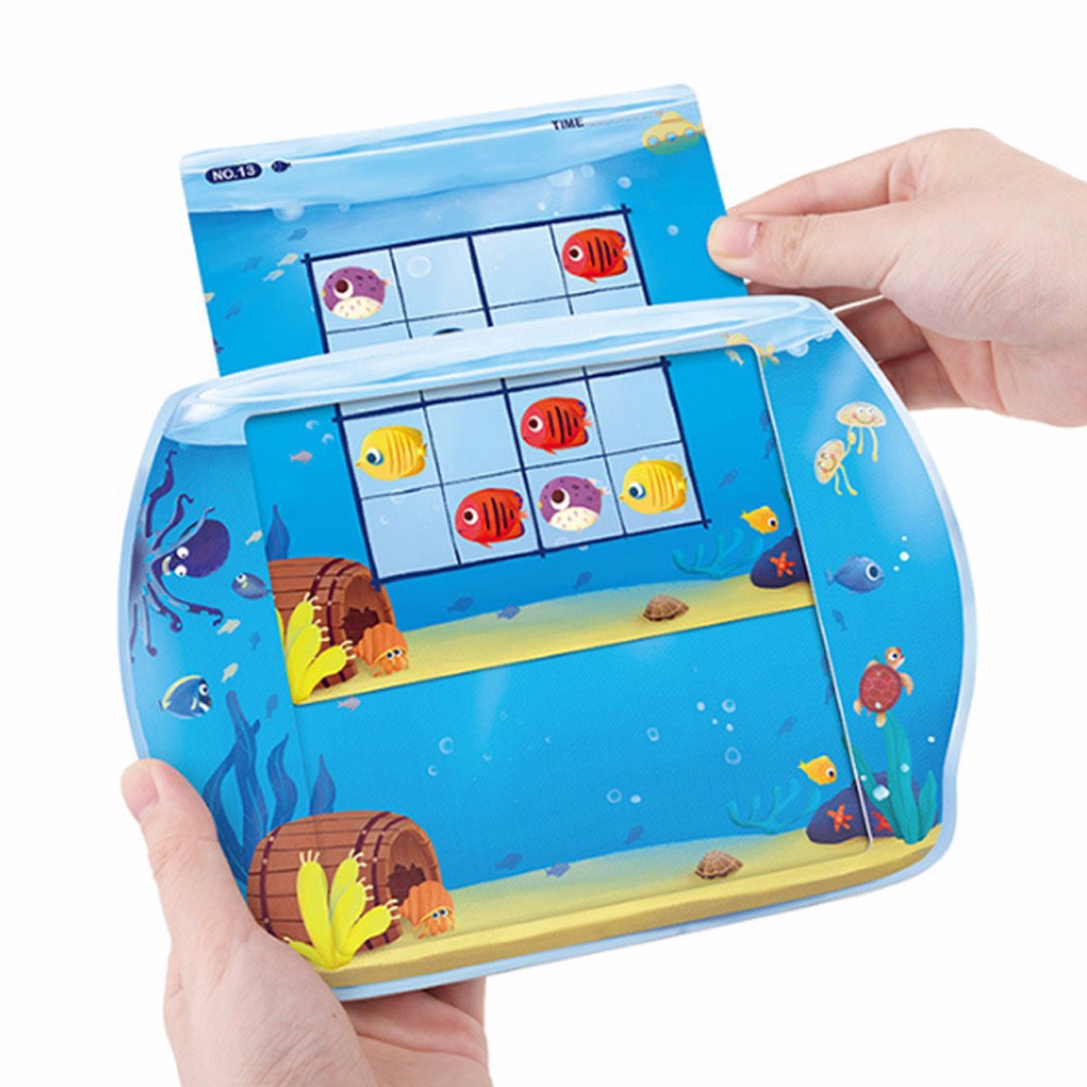 Rò Chơi Ô Chữ Trí Tuệ Sudoku TOI Cho Bé 3 tuổi Biển Nhiệt Đới - Tropical Fish