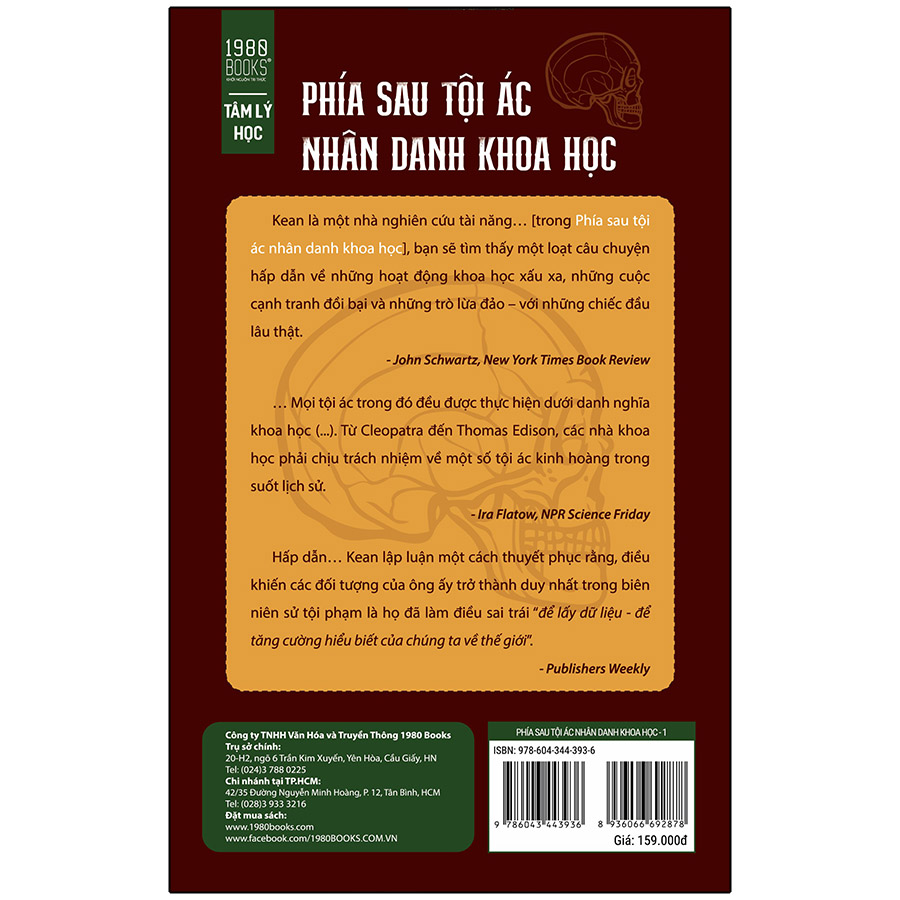 Combo 2 Tập: Phía Sau Tội Ác Nhân Danh Khoa Học Tập