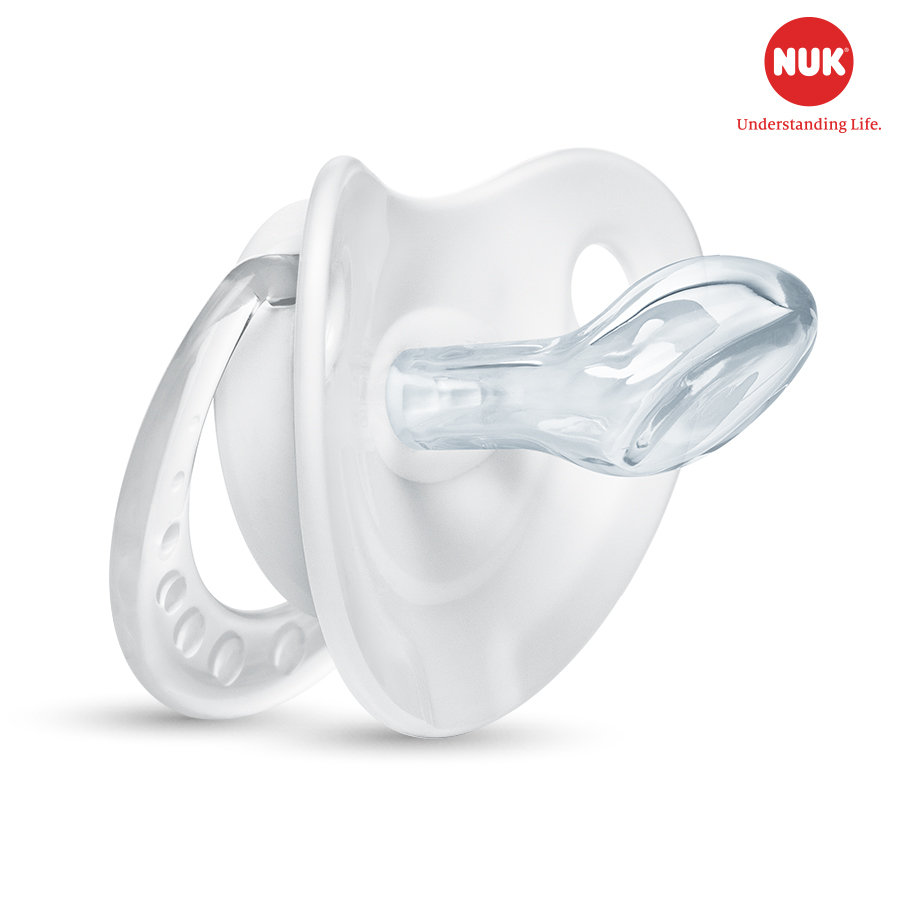 BỘ 2 TI GIẢ NUK SLEEPTIME SILICONE PLUS MICKEY - MÀU NGẪU NHIÊN