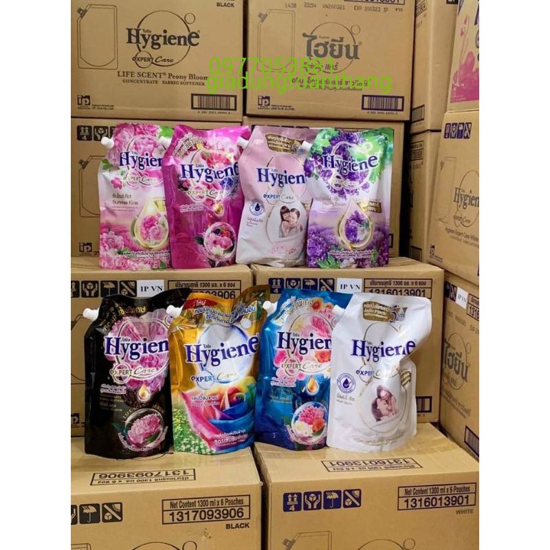 [GIÁ SỈ] Nước Xả Vải Hygiene Thái Lan 1150-1300ml -Lưu Hương Lâu-ALOHA STORE