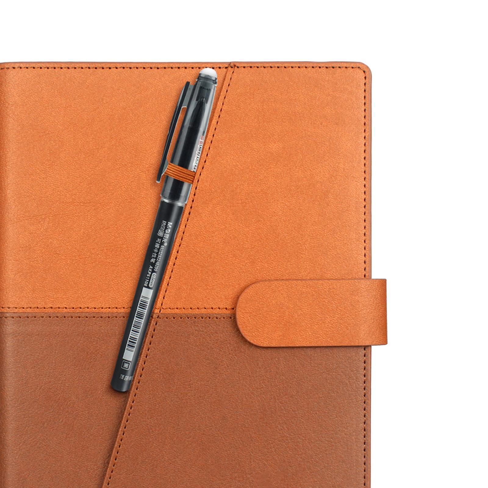 2pcs PU Leather Erasable Notebook with Pen Smart for Journal Business