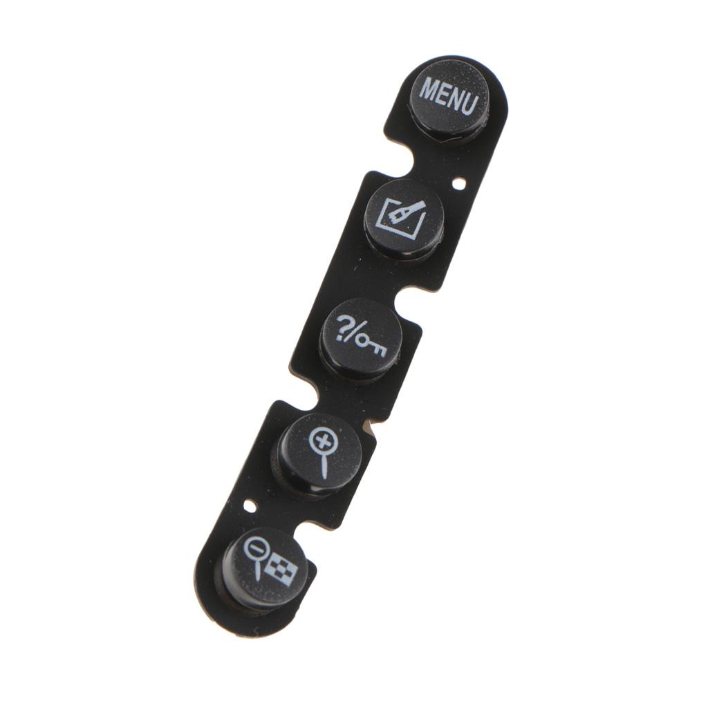 Rear Back Button Rubber Cover Key Replacement Part Menu For D600 D610