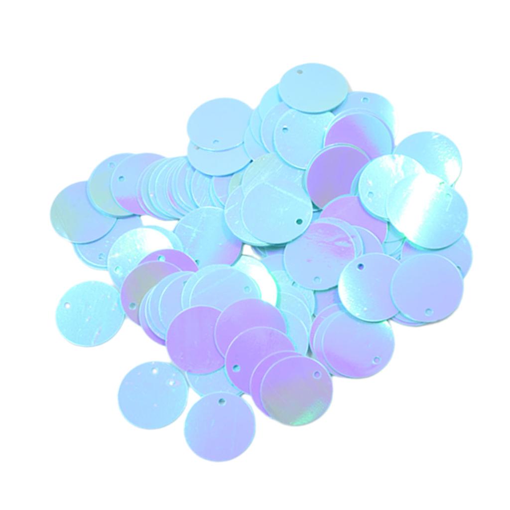 16mm Mini Tiny Flat Sequins Multi Colors. Loose Sequins Mixed Zipper Repair Kit for Embroidery, Applique, Arts, Crafts and Embellishments 10 Grams