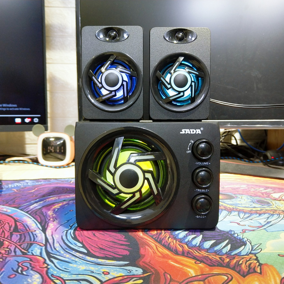 Loa Vi Tính Sada D211 Gaming Siêu Trầm - Hàng Nhập Khẩu
