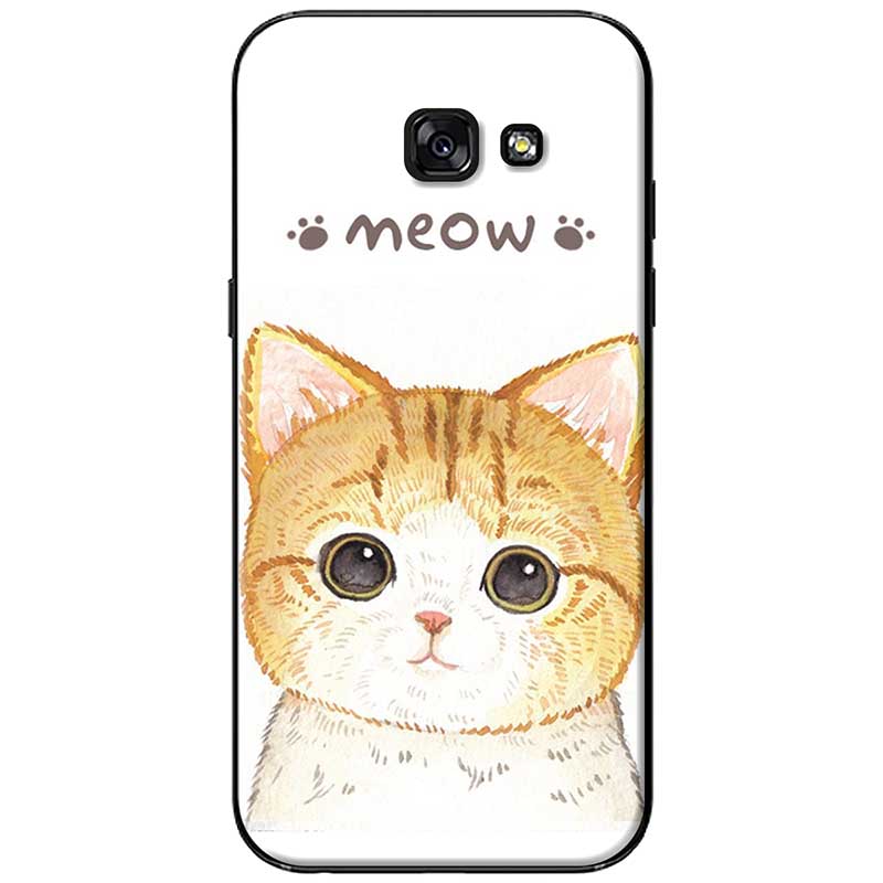 Ốp lưng  dành cho Samsung Galaxy A7  mẫu Meow