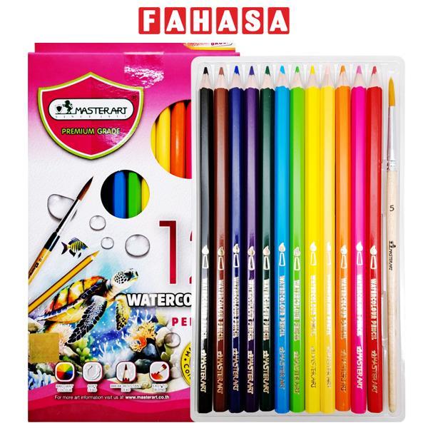 Hộp 12 Chì Màu Nước - Masterart