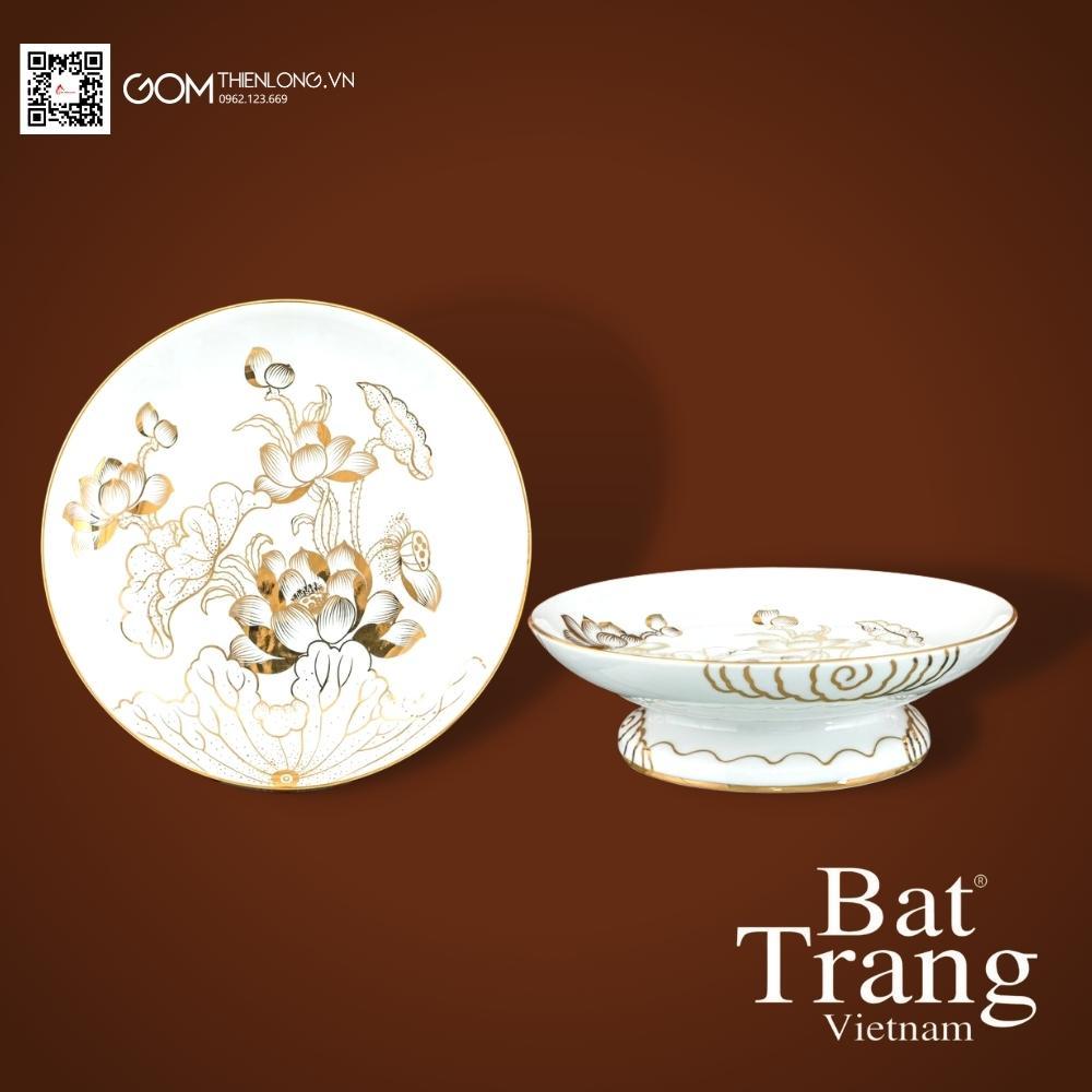 Bộ Đồ Thờ Bát Tràng Vẽ Vàng 24K Cao Cấp - Bát Hương Vẽ Vàng - Đồ Thờ Bát Tràng - Gốm Thiên Long