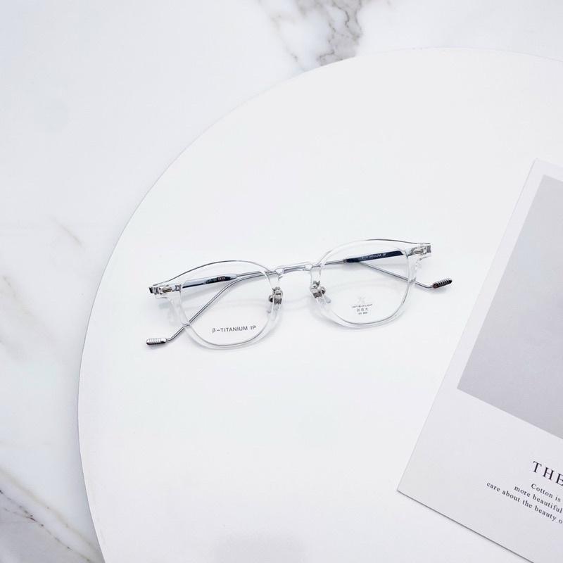 Gọng cận eddy thời trang unisex tặng kèm hộp cao cấp Bisou.accessories