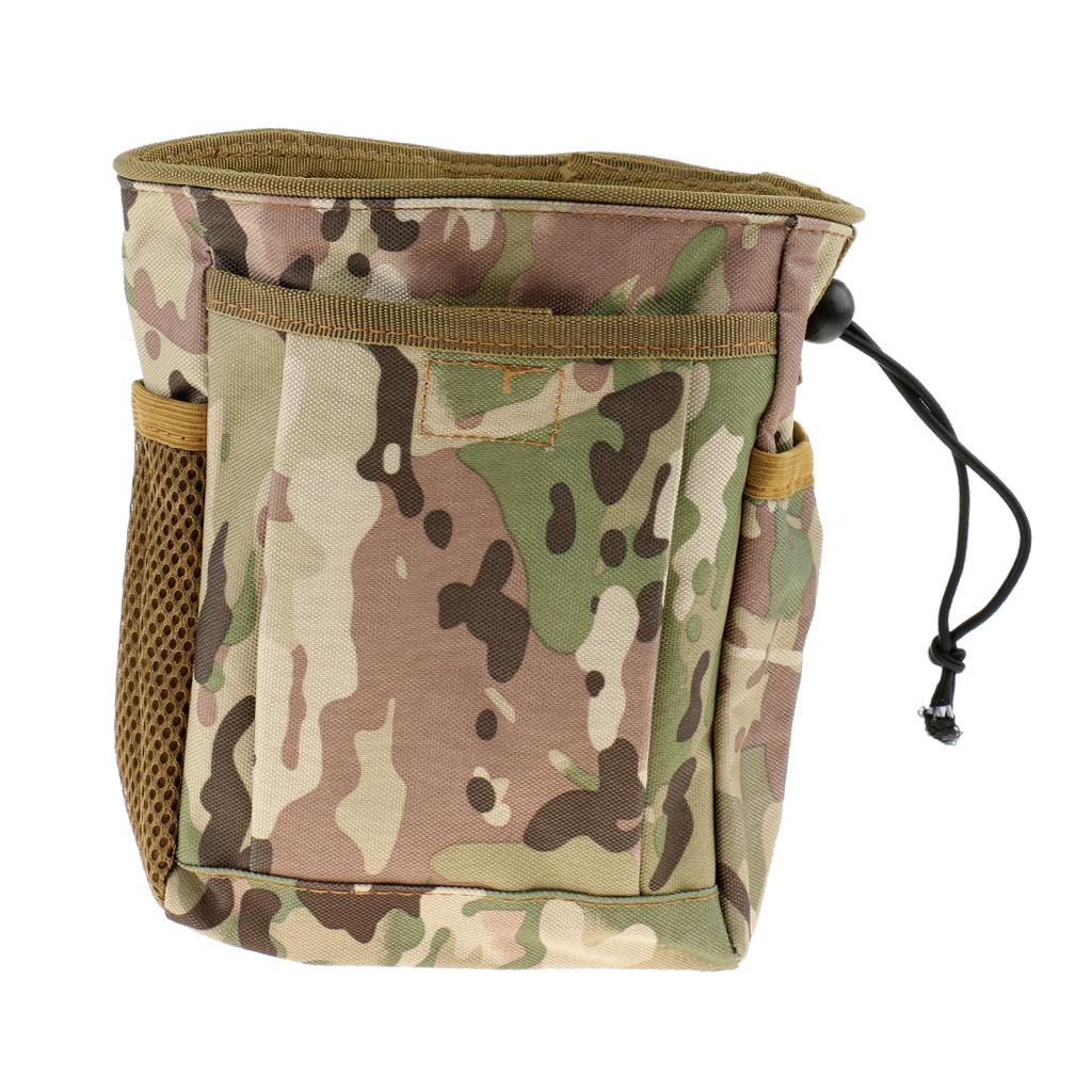 MOLLE Pouch Drawstring Dump Drop Bag Utility Outdoor Hunting Magazine Pouch
