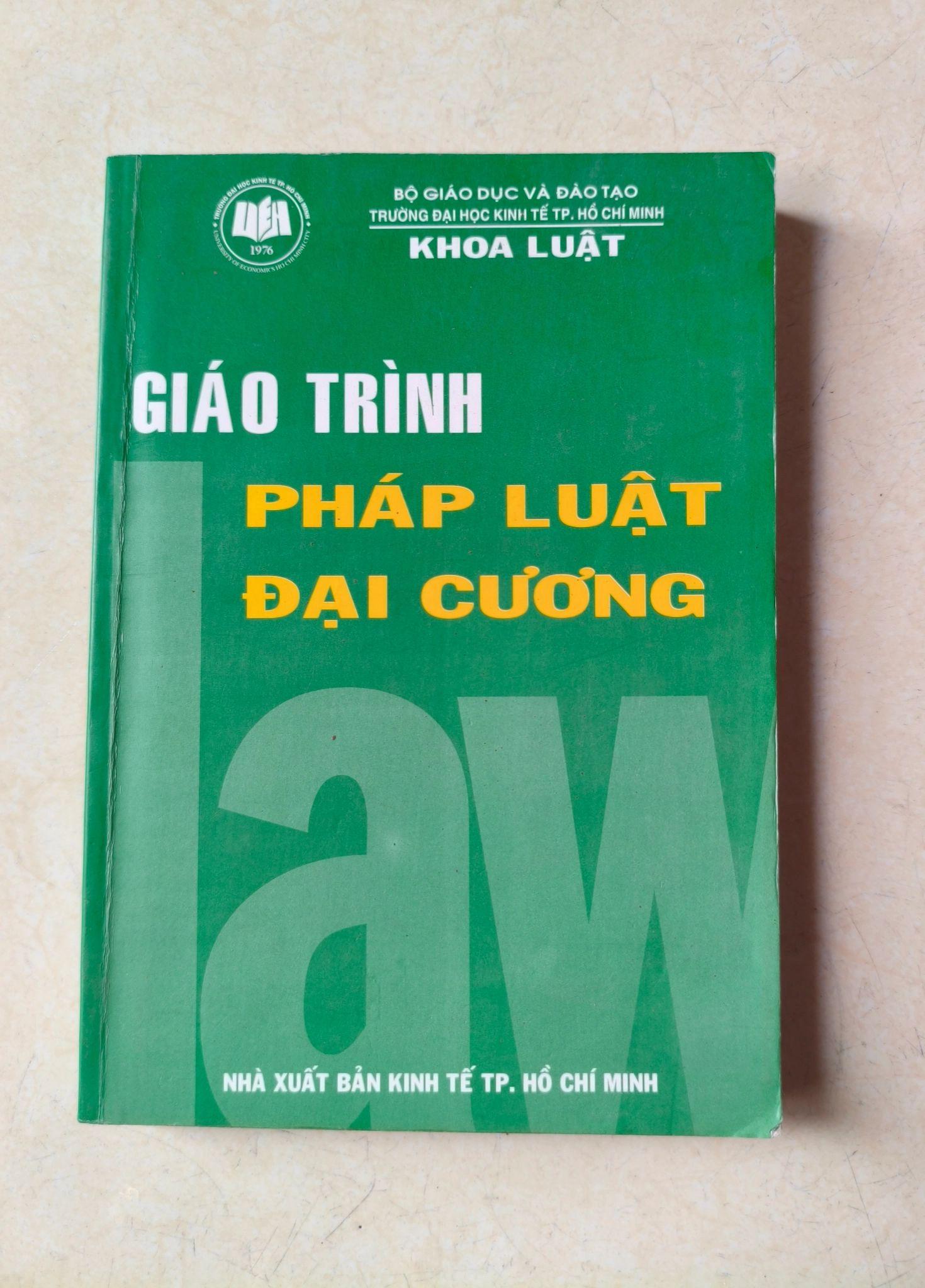 Giáo trình pháp luật đại cương