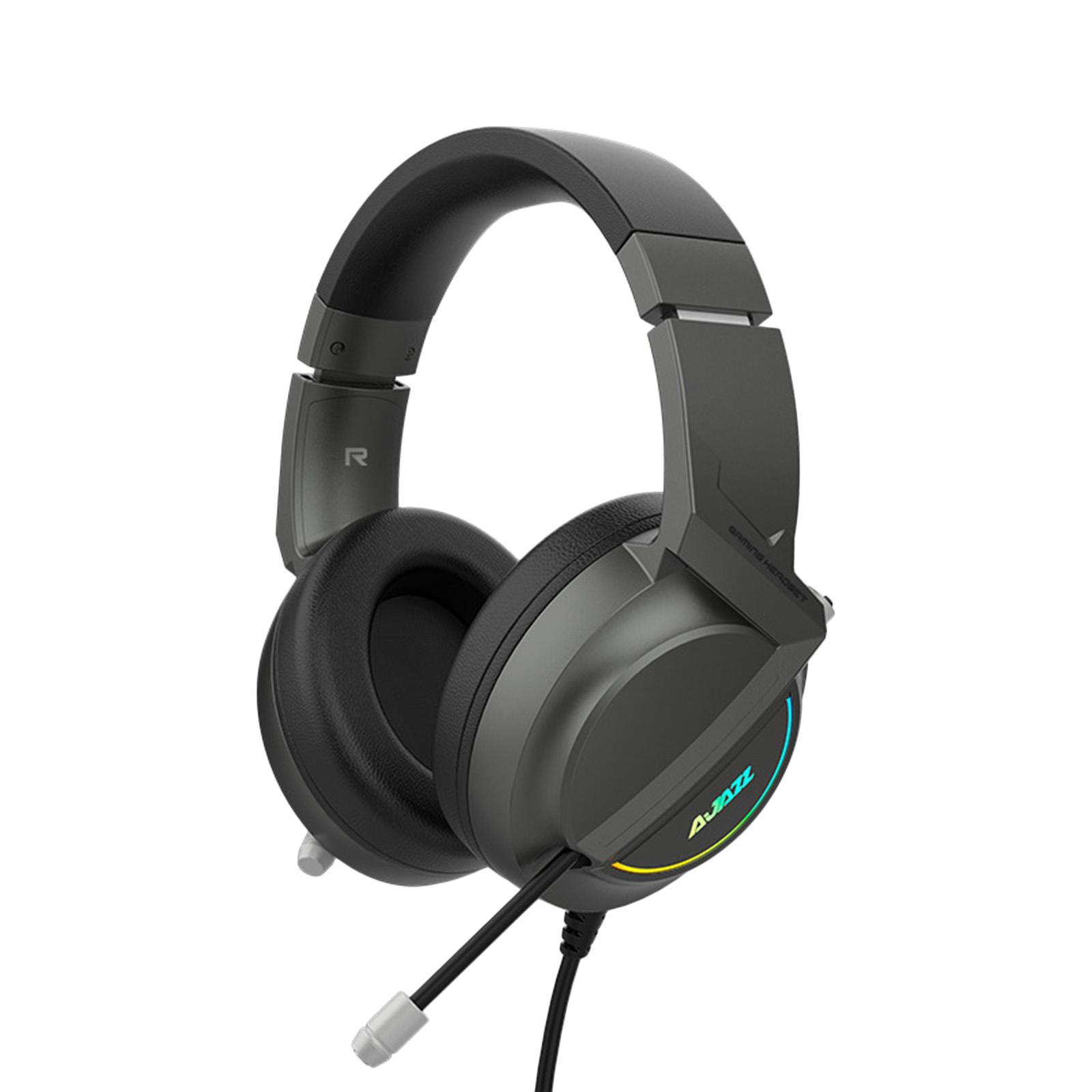 AX365 Gaming Headset 7.1 Channel Surround w/ Retractable MIC For PC Laptop