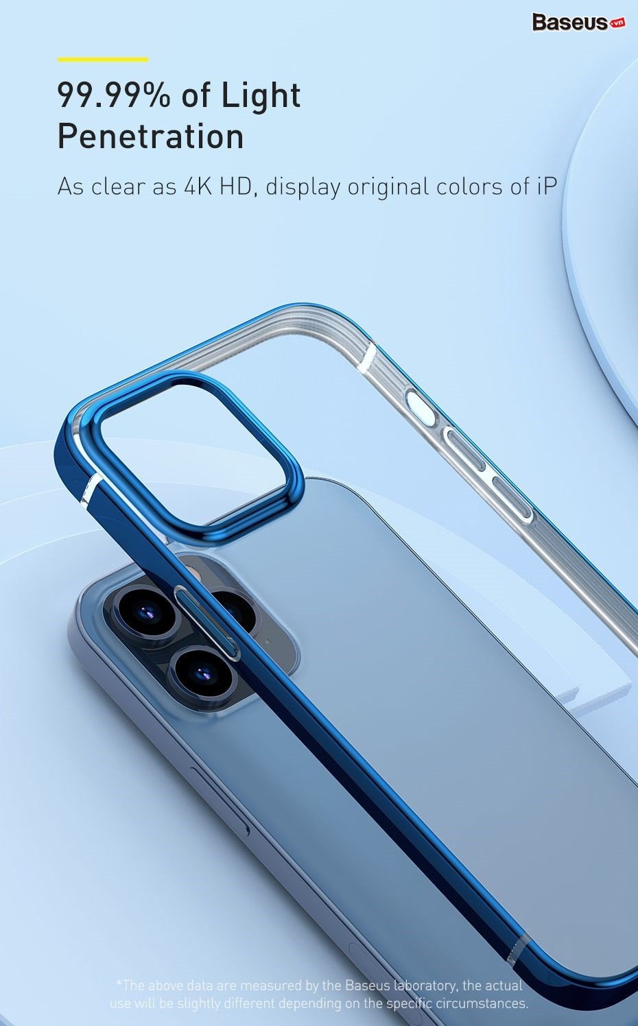 Ốp lưng Silicone dẽo trong suốt viền si màu Baseus Shining Case cho iPhone 12 mini / iPhone 12 / iPhone 12 Pro / iPhone 12 Promax_Hàng Nhập Khẩu