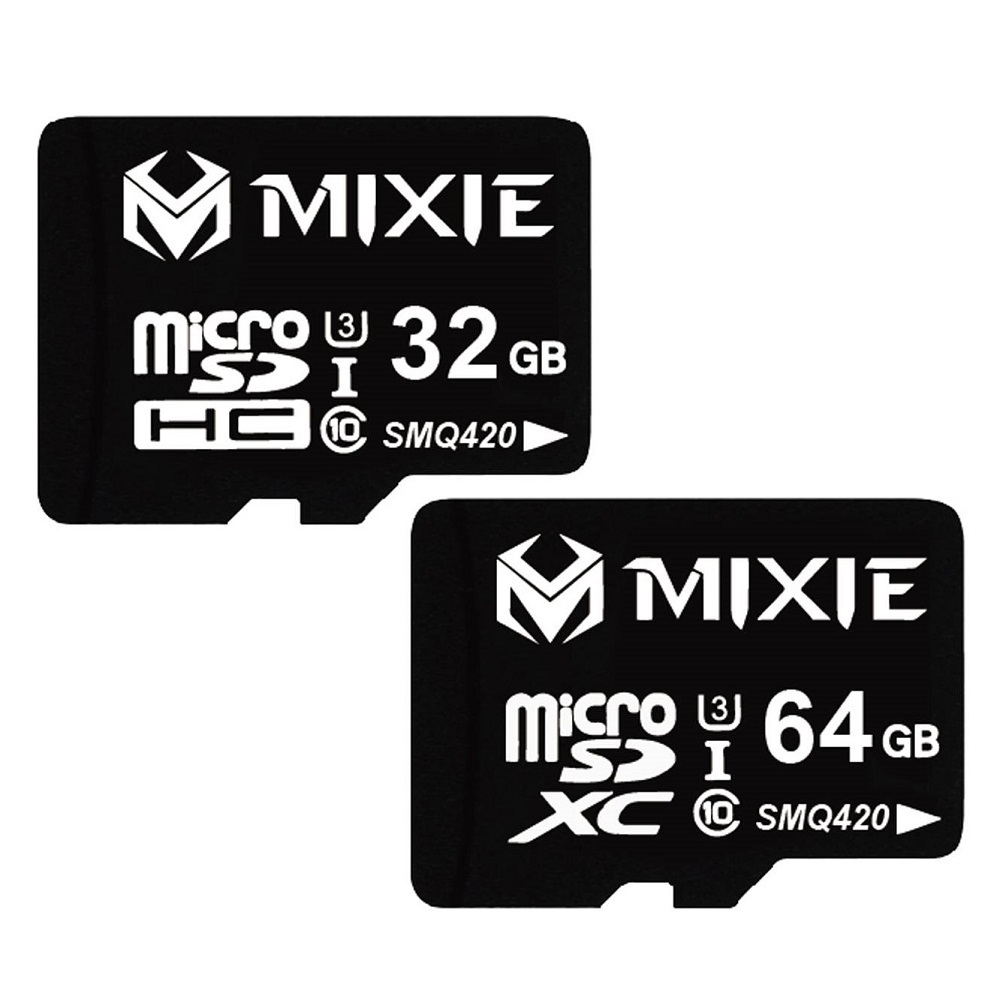 Thẻ nhớ microSDHC Mixie 32GB / 64GB U3 4K 95MB/s - chuyên camera, máy quay và điện thoại
