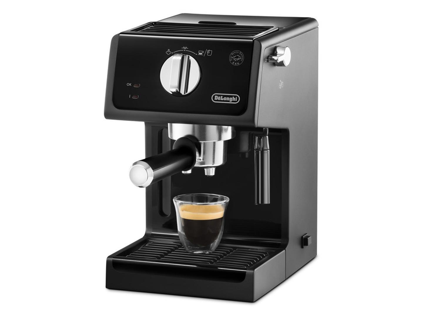 Máy Pha Cà Phê Espresso Delonghi ECP31.21, Coffee Machine, Máy Pha Cafe, Espresso, Capuccino, Dung Tích 1.1L,  Nhập Khẩu