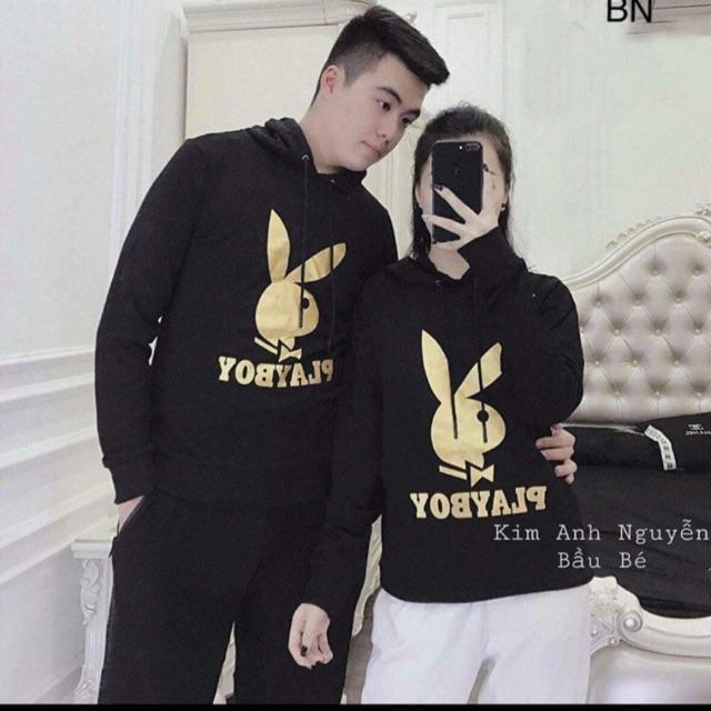 Áo Nỉ Bông Hoddie có mũ siêu cute cho nam nữ