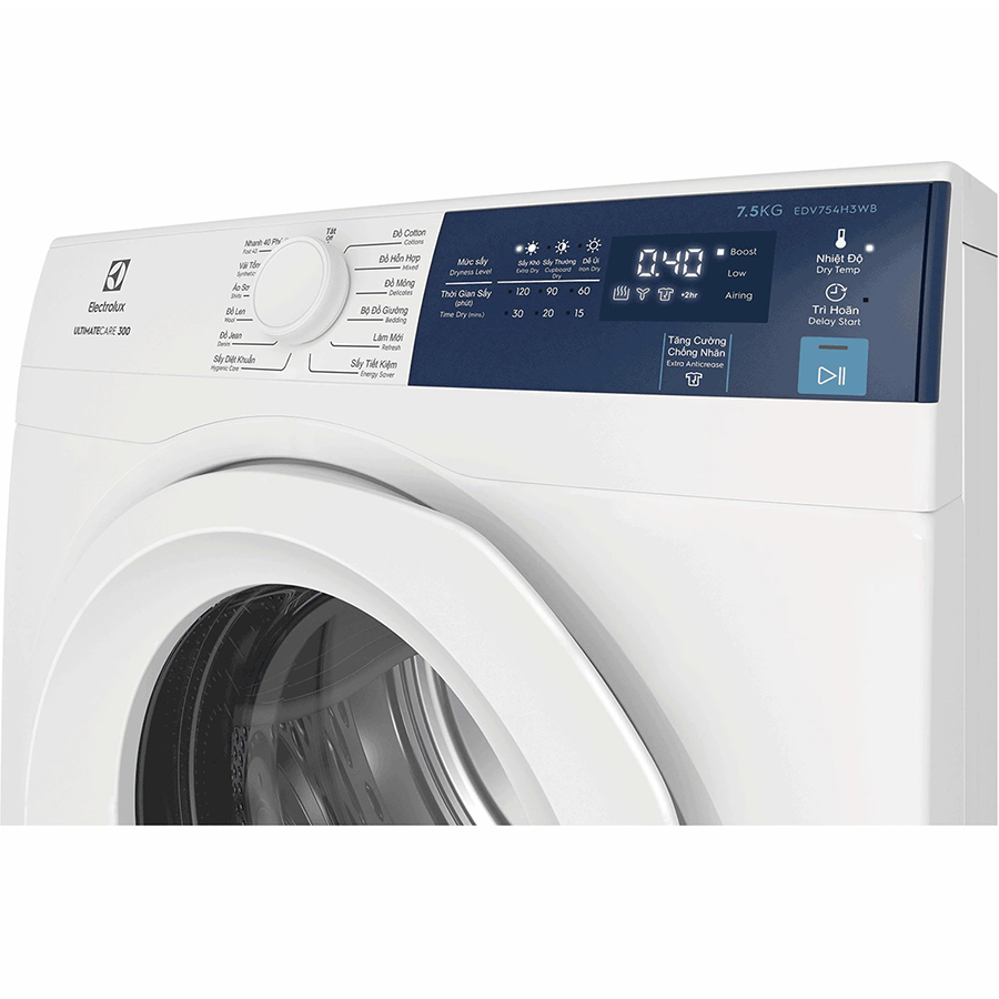 Hình ảnh Máy sấy Electrolux 7.5 kg EDV754H3WB - Chỉ giao HCM