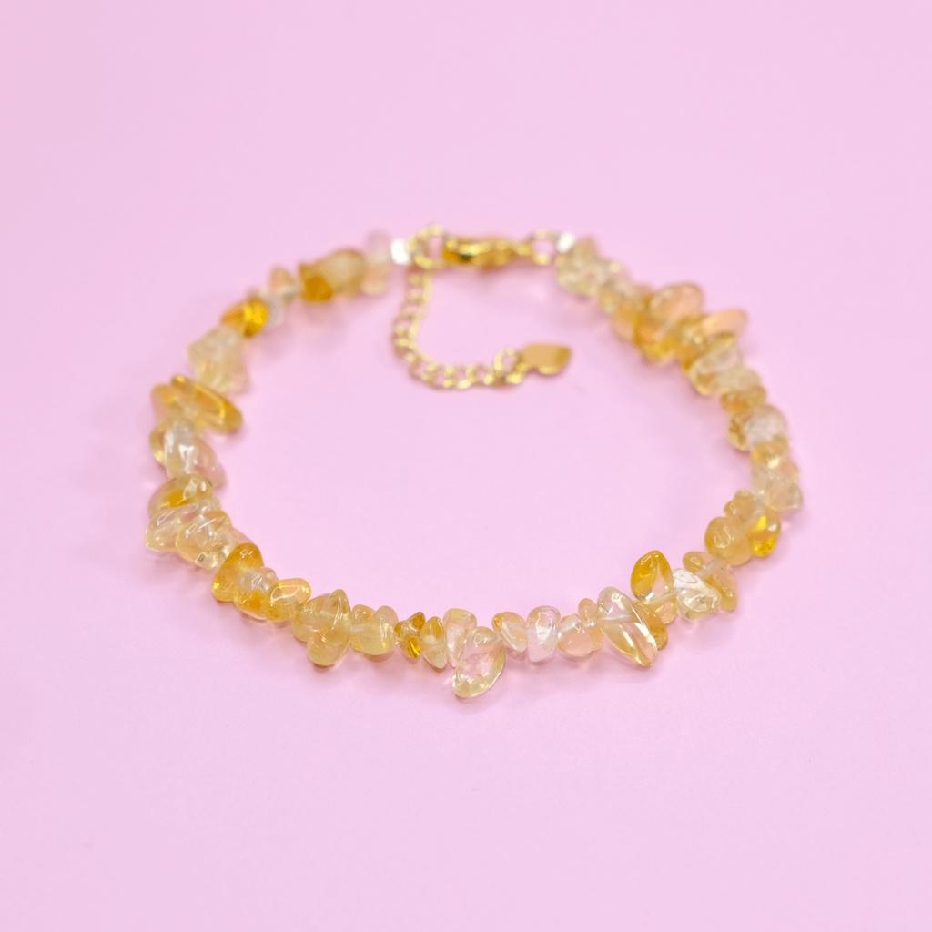 Vòng tay lắc tay Citrin UPCARA